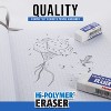 Pentel Hi-Polymer Erasers - 4ct: White PVC, Writing Utensil, Right/Left-Handed, Stationery & Office Supplies - image 2 of 4