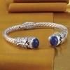 Ross-Simons Lapis Bali-Style Dragonfly Cuff Bracelet in Sterling Silver and 18kt Yellow Gold - 3 of 4