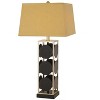 Cal Lighting Hanson Metal Table Lamp With Square Fabric Shade - 2 of 4