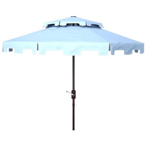 Zimmerman 9Ft Double Top Market Umbrella - PAT8200 - Safavieh - 1 of 3