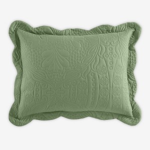 BrylaneHome Lily Damask Bedspread Bedding Collection - 1 of 3
