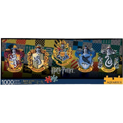 Aquarius Harry Potter Crests Slim 1000-Piece Jigsaw Puzzle