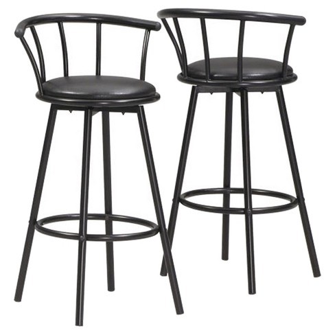 Target black deals metal bar stools