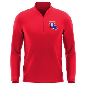 Men's Louisiana Tech University Adult Active Sport 1/4 Zip Pullover Left Chest Logo - 1 of 4