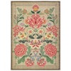 Washable Area Rugs for Living Room, Floral Rug for Bedroom, Soft Low Pile Non Slip Throw Rugs - 4 of 4