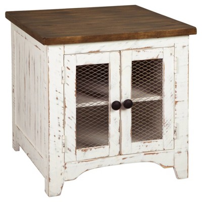 Wystfield End Table White/Brown - Signature Design by Ashley