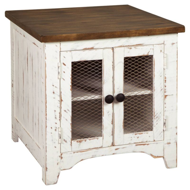 Wystfield End Table White/Brown - Signature Design by Ashley, 1 of 10