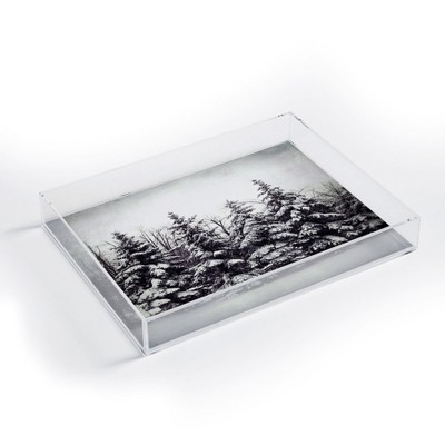Chelsea Victoria Snow And Pines Acrylic Tray - Deny Designs : Target
