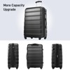 Aukfa 3-piece Lightweight Hardshell Expandable Luggage set With TSA Lock, Available In 20" 24" 28"，Multicolor - 3 of 4