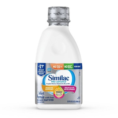 Similac Pro-Advance Non-GMO Ready-to-Feed Infant Formula - 32 fl oz