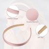 Unique Bargains Women's Fashion Solid Simple Satin Headbands 0.63" Wide 2 Pcs - 3 of 4