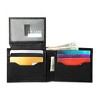 Generic Men's Leather Bifold Wallet with RFID Blocking Technology 6 Card Slots & ID Window - 3 of 4