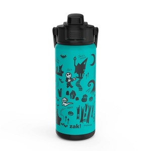 Zak Designs Antimicrobial 20oz Stainless Steel Double Wall Vacuum Beacon Bottle - 1 of 4