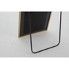 DOMETOUR Floor Standing Mirror Arched 59'' Full Length Wall Mirror with Stand Aluminum Alloy Thin Frame for Bedroom and Living Room - 4 of 4