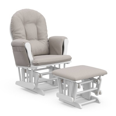 Storkcraft Hoop Glider Nursery Rocking Chair and Ottoman