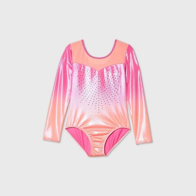 baby pink leotard