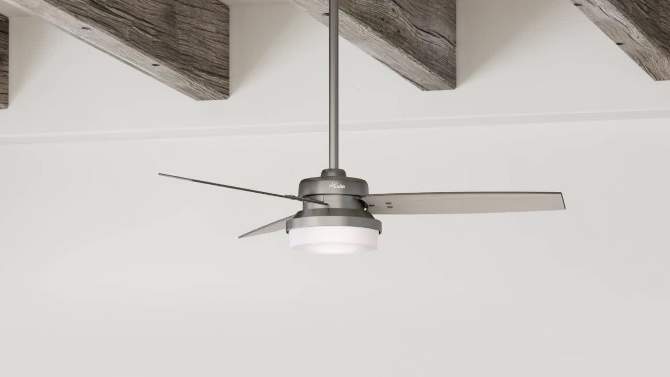 52" Sentinel Ceiling Fan with Remote (Includes Energy Efficient Light) - Hunter, 2 of 15, play video