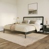 King Size Wood Platform Bed with Headboard for Bedroom - 2 of 4