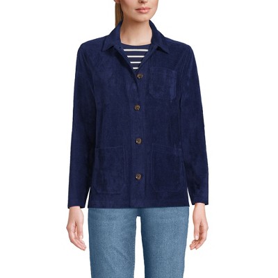 Lands' End Women's Long Sleeve Sport Cord Chore Jacket