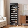 Maximize Your Entryway: 10-Layer Shoe Rack Organizer with Cover - Stackable Design for Vertical Storage, Sturdy Metal Frame - 4 of 4