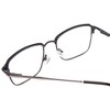 Ernest Hemingway H4850 Designer Acetate Eye Glasses Frame in Gloss Black Silver/Demo Lens 143mm Frame/58mm Lens Width - 4 of 4