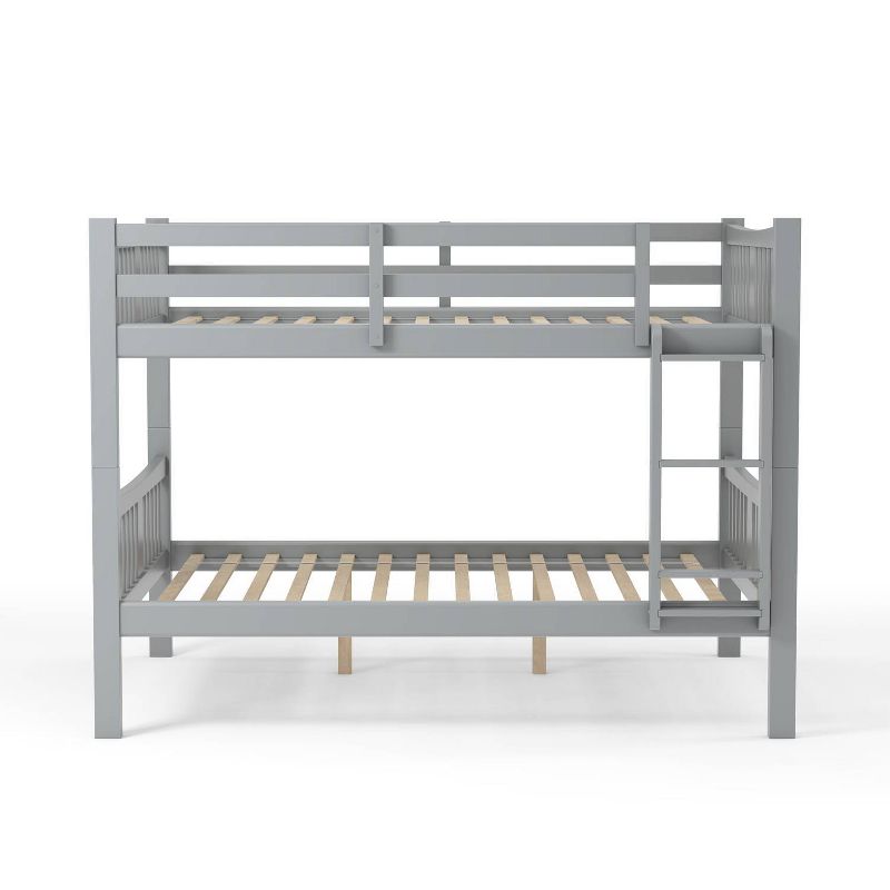 Twin Over Twin Kids&#39; Clare Bunk Bed Gray - ioHOMES, 4 of 8