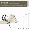 74.75'' Foldable Outdoor Chaise Lounge Chair, 5-Level Reclining Camping Tanning Chair with Strong Oxford Fabric - 2 of 4