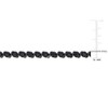 EVERLY JEWELRY  |   Sterling Silver Black Rhodium 1/2 CT Black Diamond TW Necklace - 3 of 4