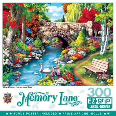 MasterPieces Memory Lane Puzzles Collection - Willow Whispers 300 Piece EZ Grip Jigsaw Puzzle
