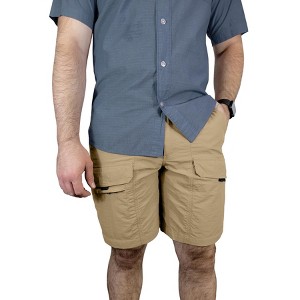 Men's Lightweight Soft Nylon Outdoor Camping Packable Shorts - 1 of 4