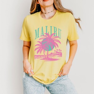 Simply Sage Market Retro Malibu Palm Tree Short Sleeve Tee - 1 of 4