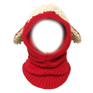 Wrapables Winter Warm Knitted Animal Ears Earflap Hood Beanie Hat for Baby and Toddlers - 1 of 4
