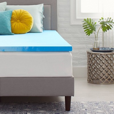 Twin 2" Gel Infused Memory Foam Mattress Topper - Comfort Revolution