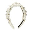 Unique Bargains Faux Diamond Pearl Headband 1 Pc - 3 of 4