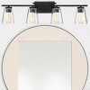 Savoy House Calhoun 4 - Light Vanity in  Black - 4 of 4