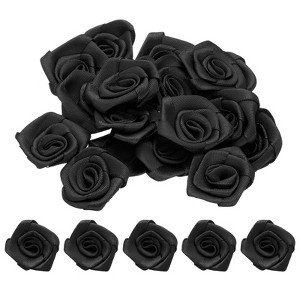 Unique Bargains Polyester Lightweight Texture Durable Ribbon Roses 50 Pcs - 1 of 4