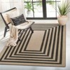 Lahome Rectangle Geometric Frame Machine Washable Outdoor Area Rug-Durable Carpet for Patio, Deck, or Garden - 4 of 4