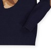 Hope & Henry Unisex  Cotton Dog Intarsia Pullover Sweater, Infant - 3 of 4