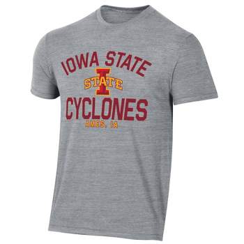 NCAA Iowa State Cyclones Men's Gray Tri-Blend T-Shirt