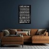 Worth it on Black by Jamie MacDowell Unframed Wall Canvas - iCanvas - 2 of 3