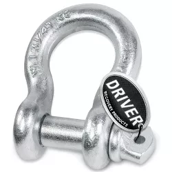 5/8 in. Bow Shackle w/ 3/4 in. Screw Pin - 6,500 lbs. Capacity - by Driver Recovery Products