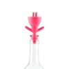 TrueZoo Betty Bottle Stopper - Novelty Wine Corks - Wine Bottle Plugs - Wine Preserver Barware Accessories - Silicone, Pink Set of 1 - 4 of 4
