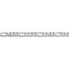 Black Bow Jewelry 4mm 14k White Gold Flat Figaro Chain Necklace - 3 of 4