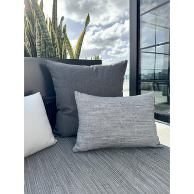 Essential Dark Grey 25" Indoor Outdoor Pillow