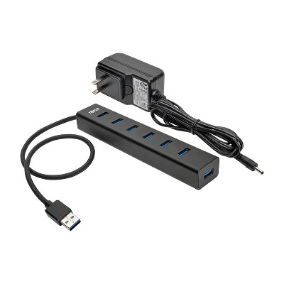 Tripp Lite® 7-port Portable Usb 3.0 Superspeed Mini Hub, Aluminum