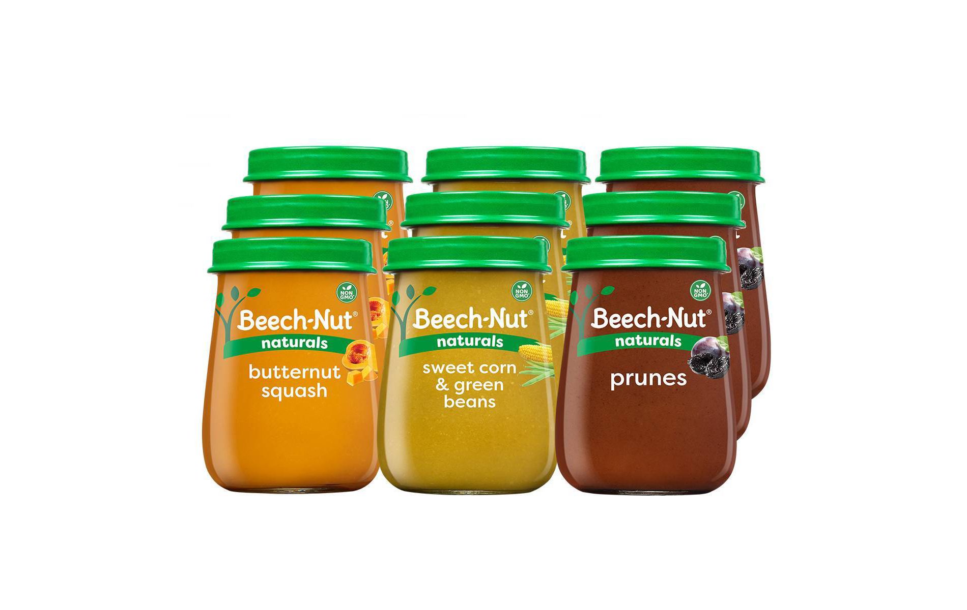 Beech-Nut Assorted Flavours Baby Food Jar - 4oz