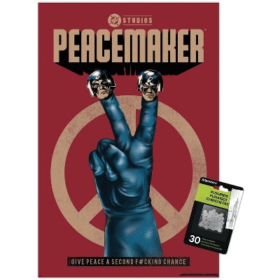 Trends International DC Studios Peacemaker: Season 2 (2025) - Give Peace A Second F#cking Chance Unframed Wall Poster Prints