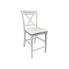 Carolina Living Beckett Upholstered Swivel Seat Barstool - Set of 2 - Gotham Grey - Grey Upholstery - 2 of 2