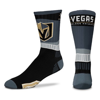 NHL Vegas Golden Knights Fan Crew Socks - L