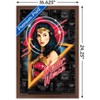 Trends International DC Comics Movie - Wonder Woman 1984 - Wonder Woman Framed Wall Poster Prints - 3 of 4